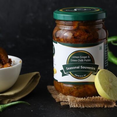 Lemon Ginger and Green Chilli Pickle